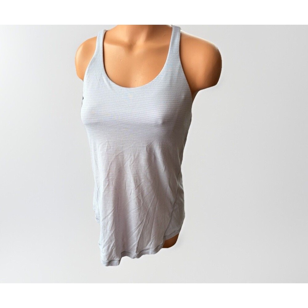 Lululemon Moment To Movement 2-In-1 Tank Top Size 6 Heathered Lilac W1BG0S